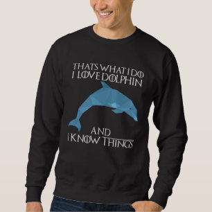 Cute Dolphin Whale Dolphins Underwater world Ocean Sweatshirt