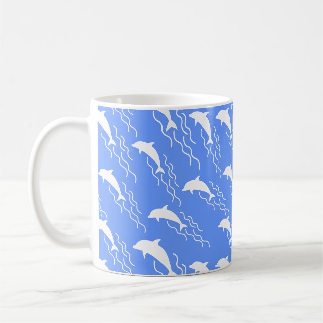 Cute dolphins  coffee mug (Left)