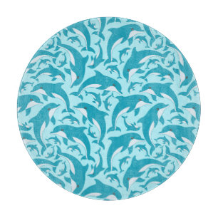 Cute Dolphins Cutting Board