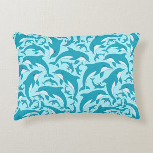 Cute Dolphins Decorative Cushion