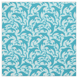 Cute Dolphins Fabric