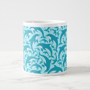 Cute Dolphins Large Coffee Mug