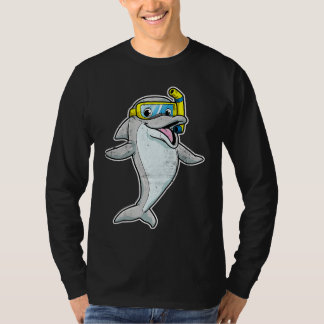 Cute Dolphins Whales Dolphin Snorkel Whale Boys Gi T-Shirt