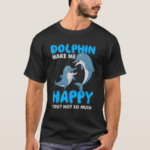Cute Dolphins  Whales Underwater world T-Shirt