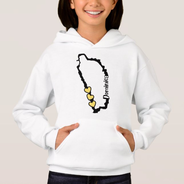 cute dominica hoodie (Front)