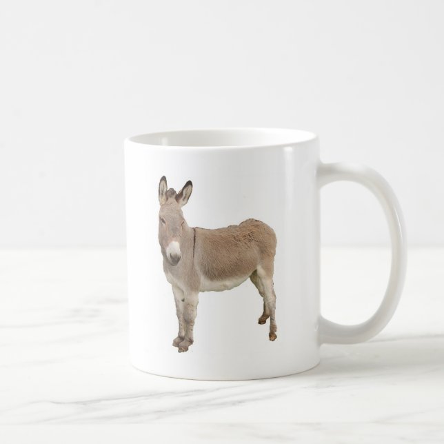 Cute Donkey Burro Photograph Coffee Mug (Right)