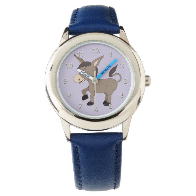 Cute Donkey kids' watches (Front)