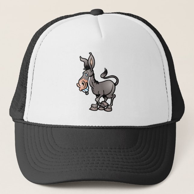 Cute Donkey Trucker Hat (Front)