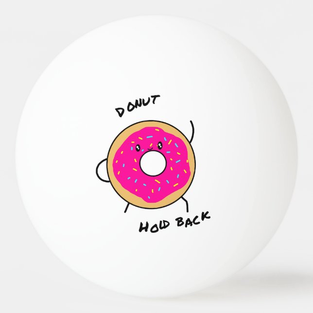 Cute Donut Ping Pong Ball (Front)