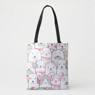  Cute Doodle Dogs  Tote Bag