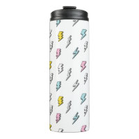 Cute Doodle Lightning Bolt Pattern