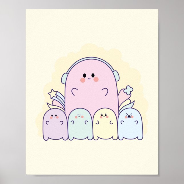 Cute Doodle Poster (Front)
