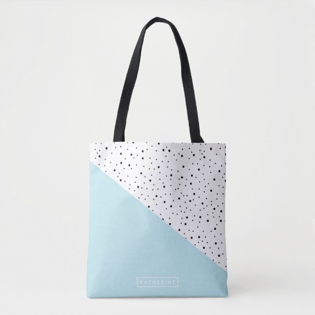 Cute Dots Pattern Tote Bag (Front)