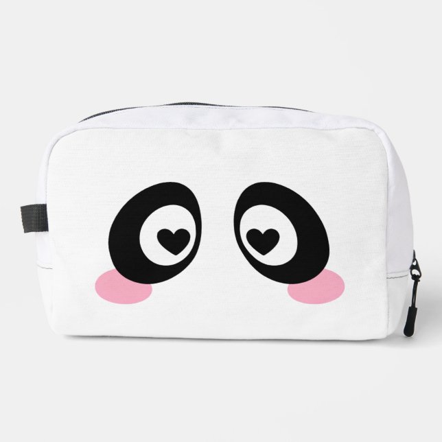 Cute Double-Sided Emoji Toiletry Bag (Front)
