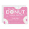 Cute Doughnut Bridal Shower Invitations | Pink