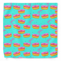 Cute Doughnut Dog Bandanna