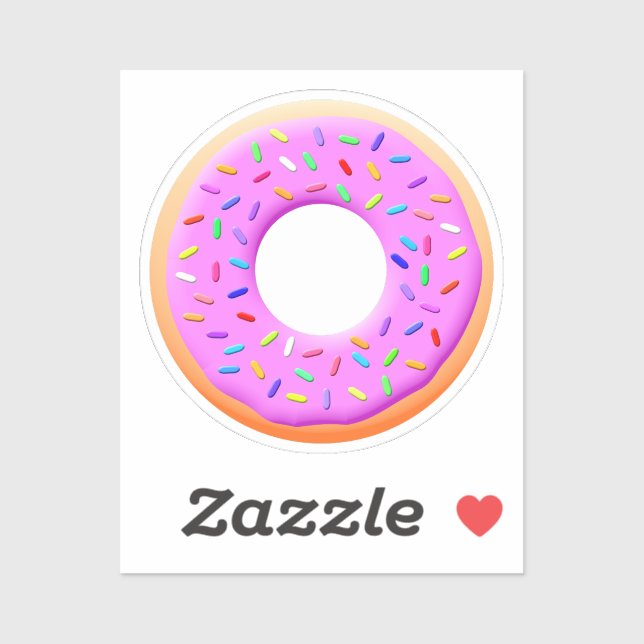 Cute Doughnut Drawing With Sprinkles (Sheet)