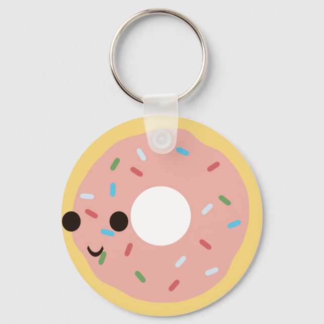 Cute Doughnut Key Ring (Front)