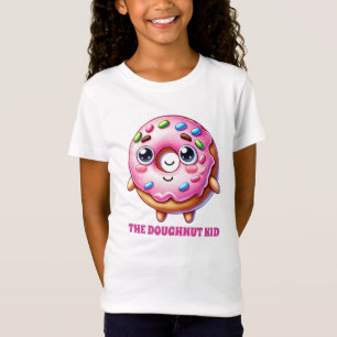Cute doughnut kid add text T-Shirt