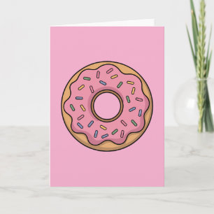 Cute Doughnut   Kids Card