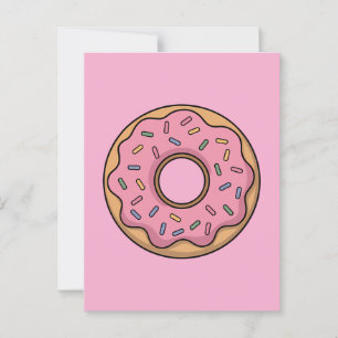 Cute Doughnut   Kids Postcard