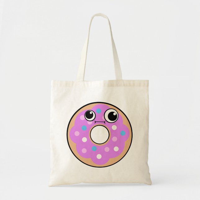 Cute Doughnut Tote Bag (Front)