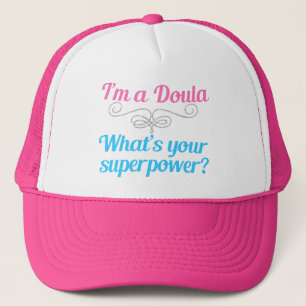 Cute Doula Superhero Trucker Hat