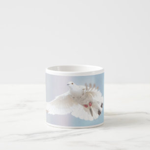Cute Dove White Pigeon Love & Peace Symbol Bird  Espresso Cup