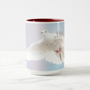 Cute Dove White Pigeon Love & Peace Symbol Bird Mug