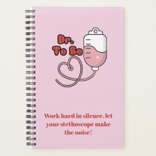 Cute Dr To Be Pink Medical Student Planner