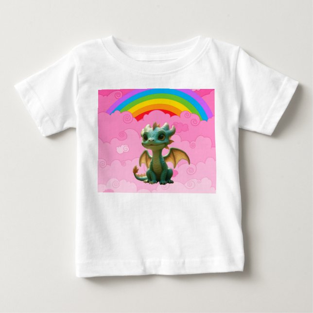 Cute Dragon Baby T-Shirt (Front)