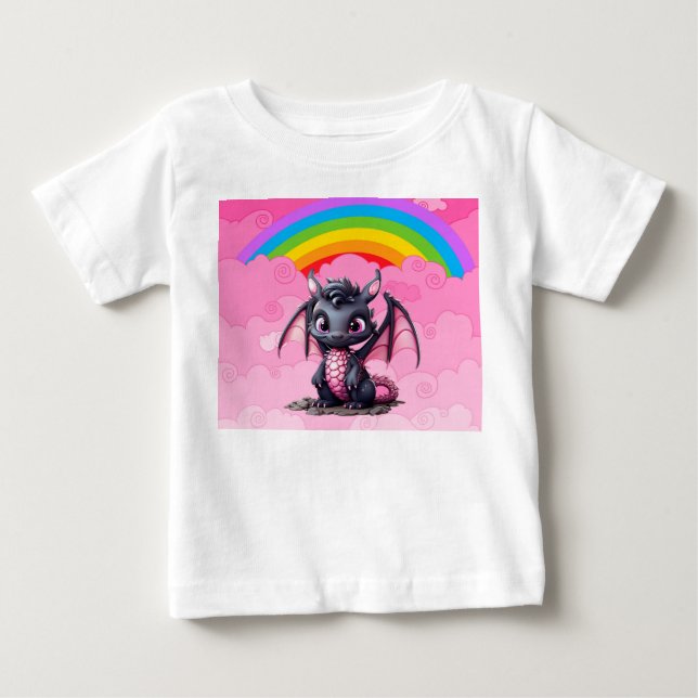 Cute Dragon Baby T-Shirt (Front)