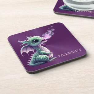 Cute Dragon Design Coaster