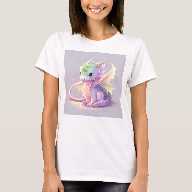 Cute Dragon Kawaii Tee (Front)