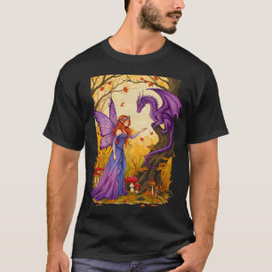 Cute Dragon on a Mushroom T-Shirt