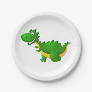 Cute Dragon Paper Plate
