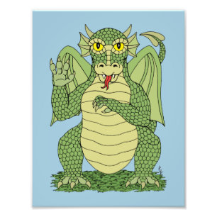 Cute Dragon Photo Print