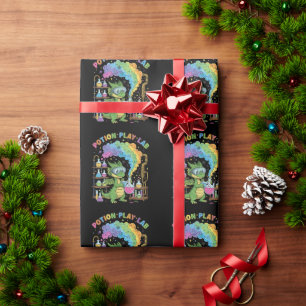  Cute Dragon Scientist   Magical Potion Play Lab Wrapping Paper