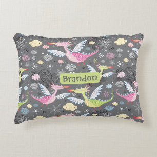 Cute Dragon Throw Pillow
