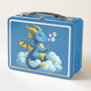 Cute Dragon/Whimsical Metal Lunch Box