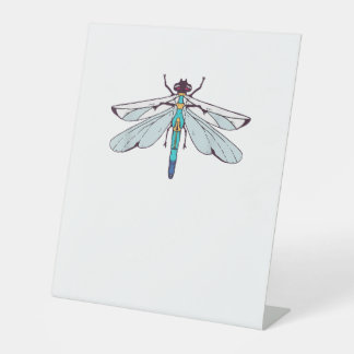 Cute Dragonflies T-Shirt Pedestal Sign