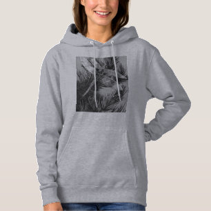 Cute Dragonfly and Pine Tree Needles Designed Hoodie