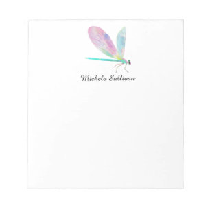 Cute dragonfly notepad