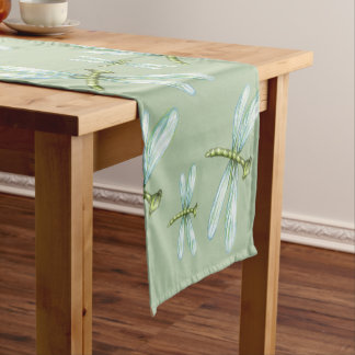 Cute Dragonfly Short Table Runner