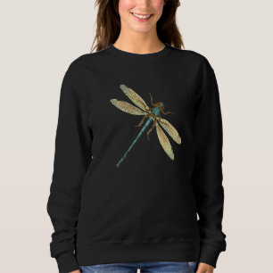 Cute Dragonfly Wings Antique Dragonfly Illustratio Sweatshirt