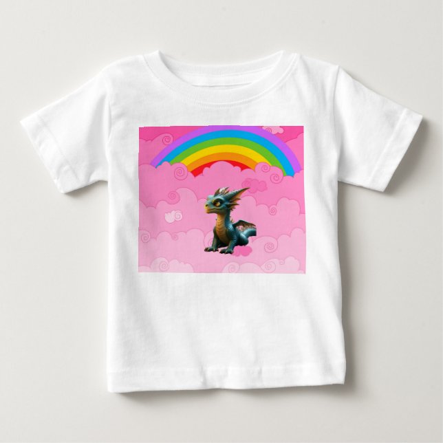 Cute Dragons Baby T-Shirt (Front)