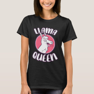 Cute Drama Llama Squad Style Alpaca Llama Matchin T-Shirt
