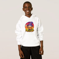 Cute Dream Big Wizard Kids White Hoodie