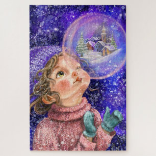 Cute Dreaming Girl Puzzle