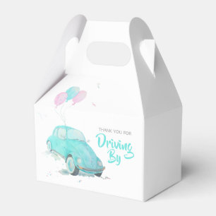 Cute Drive By Baby Shower Boy Favour Box 🚗